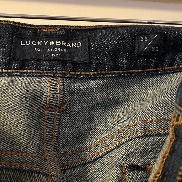 Men's Lucky Black Label Jeans, 329 Classic Straight Darkwash, 38w, 32L - Picture 3 of 5